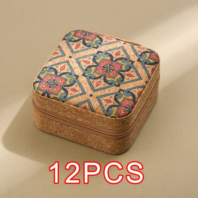 6pcs/12pcs/18pcs Vintage Jewelry Storage Box Set, Suitable for Necklaces, Rings, Bracelets, Travel and Daily Use, Jewelry Boxes